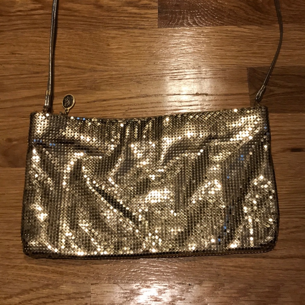 Whiting and Davis gold bag